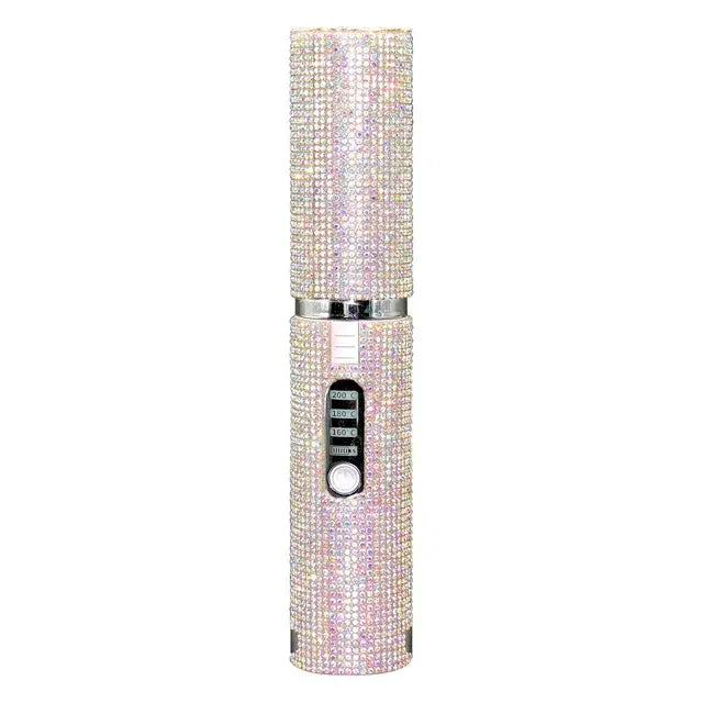 GlamGlam 2-IN-1 Electric Hair Straightener and Curler